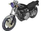 Kawasaki Z900 3D Model preview