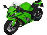 Kawasaki ZX10R (2012) 3D Model preview