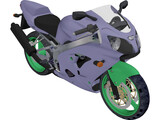 Kawasaki ZX9R 3D Model