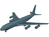 KC-135R Stratotanker 3D Model preview