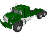 Kenworth C500 Semi Cab (2005) 3D Model preview