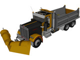 Kenworth Snow Plow 3D Model preview