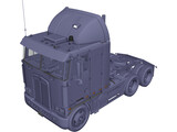 Kenworth Truck 3D Model preview