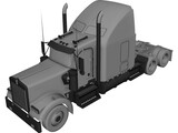 Kenworth W900L (2006) 3D Model preview