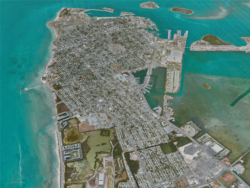 Key West City, USA (2021) 3D Model