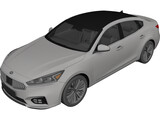 Kia Cadenza (2017) 3D Model preview