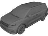 Kia Carnival (2021) 3D Model preview
