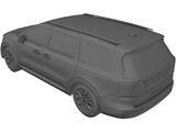 Kia Carnival (2021) 3D Model
