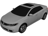 Kia Cerato (2010) 3D Model preview