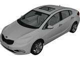 Kia Cerato Forte (2014) 3D Model preview