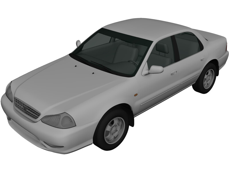 Kia Clarus (1998) 3D Model
