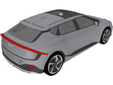 Kia EV6 GT (2022) 3D Model