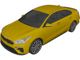 Kia Forte GT (2019) 3D Model preview