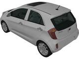 Kia Picanto (2012) 3D Model