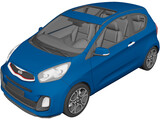 Kia Picanto Sport (2012) 3D Model preview
