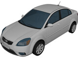 Kia Rio CVVT (2012) 3D Model preview