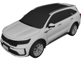 Kia Sorento (2021) 3D Model preview