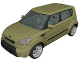 Kia Soul (2010) 3D Model preview