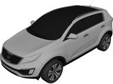 Kia Sportage (2010) 3D Model preview