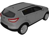 Kia Sportage (2012) 3D Model