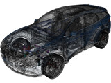 Kia Sportage Hybrid 3D Model
