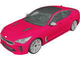 Kia Stinger GT (2017) 3D Model preview