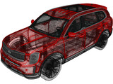 Kia Telluride (2019) 3D Model