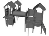 Kids Outdoor Playset 3D Model preview