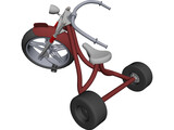 Kids Trike 3D Model preview