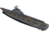 Kiev Russian Aircraft Carrier 3D Model