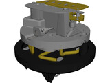 Kilowatt-Hour Meter 3D Model preview