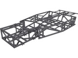 Kit Car Frame 3D Model preview
