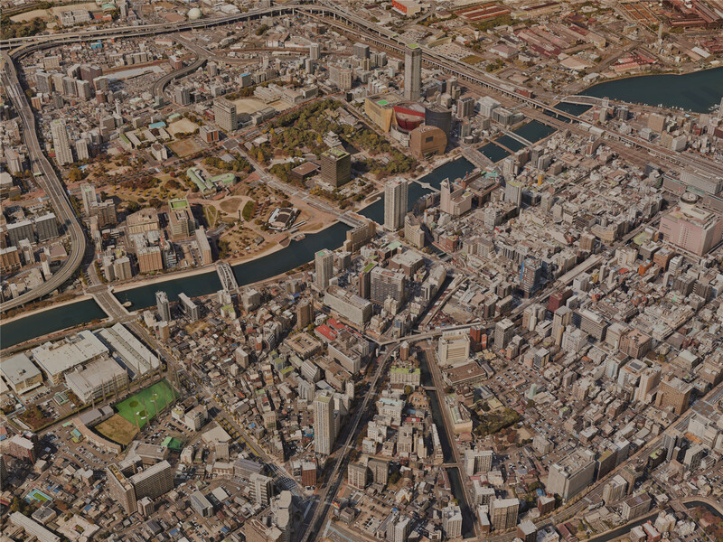 Kitakyushu City, Japan (2023) 3D Model