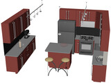 Kitchen 3D Model preview