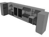 Kitchen 3D Model preview