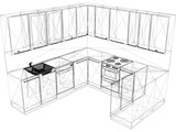 Kitchen Complete 3D Model