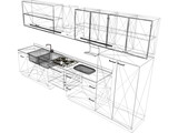 Kitchen Dada Amarena 3D Model