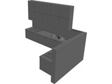 Kitchen Dada Nuvola 3D Model preview