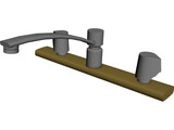 Kitchen Faucet 3D Model preview