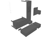 Kitchen INOX 3D Model