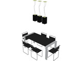 Kitchen Table 3D Model