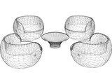 Knoll Living 3D Model