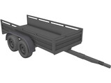 Koch Tandem Trailer 3D Model