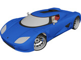 Koenigsegg CC (2008) 3D Model preview