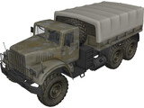 Kraz-255B 3D Model preview