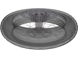 KTM Moto Backwheel LC4 Supermotard 3D Model
