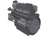 Kubota V3600 Engine 3D Model