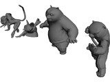 Kung Fu Panda 3D Model preview