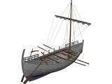 Kyrenia Ancient Greek Merchant Ship 3D Model preview