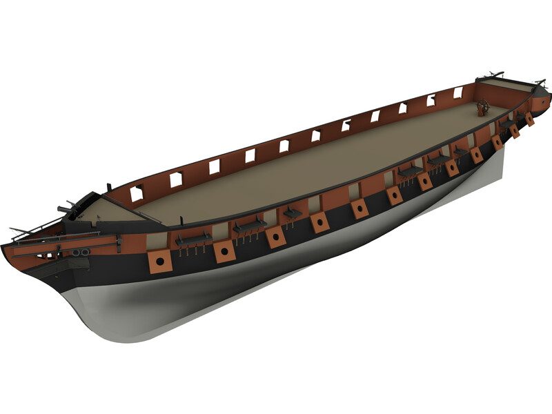 La Creole Hull 3D Model